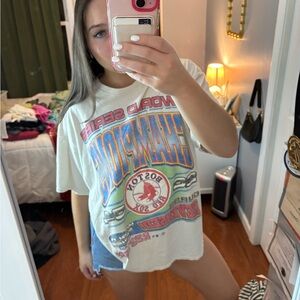 Red sox World Series Champions Graphic T-Shirt - urban outfitters